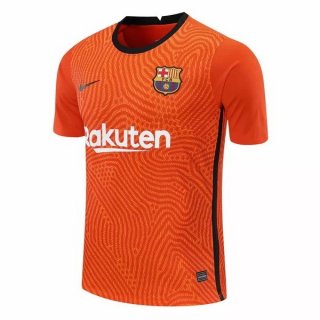 Maillot Barcelona Gardien 2020 2021 Orange Pas Cher