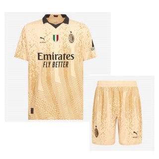 Maillot AC Milan 4th Enfant 2022 2023 Jaune