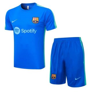 Maillot Entrainement Barcelone Ensemble Complet 2023 2024 Bleu