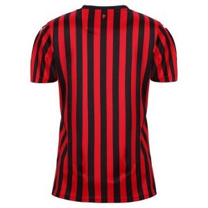 Maillot AC Milan Domicile Femme 2019 2020 Rouge Noir Pas Cher