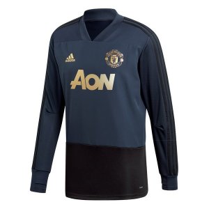 Survetement Manchester United 2018 2019 Bleu Marine Pas Cher