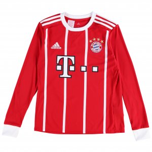 Maillot Bayern Munich Domicile ML Enfant 2017 2018 Pas Cher