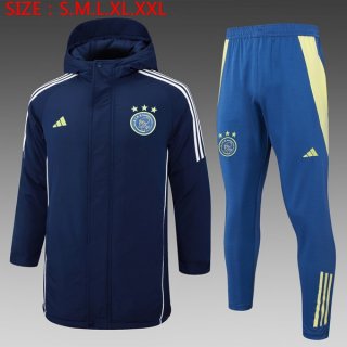 Doudoune Ajax Ensemble Complet 2024 2025 Bleu