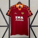 Thailande Maillot AS Roma Domicile Retro 1998 1999