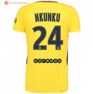 Maillot Paris Saint Germain Exterieur Nkunku 2017 2018 Pas Cher