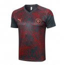 Maillot Entrainement Manchester City 2024 Rouge Gris