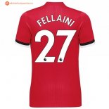 Maillot Manchester United Domicile Fellaini 2017 2018 Pas Cher