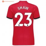 Maillot Manchester United Domicile Shaw 2017 2018 Pas Cher