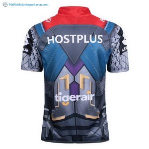 Maillot Rugby Melbourne Storm 2017 2018 Gris Pas Cher