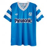 Maillot Marseille Exterieur Retro 1990 Bleu Pas Cher