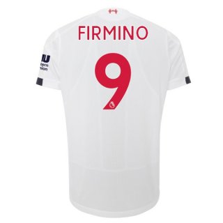 Maillot Liverpool NO.9 Firmino Exterieur 2019 2020 Blanc Pas Cher