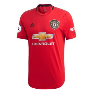 Thailande Maillot Manchester United Domicile 2019 2020 Rouge Pas Cher