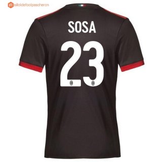 Maillot Milan Third Sosa 2017 2018 Pas Cher