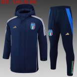 Doudoune Italie Ensemble Complet 2024 2025 Bleu