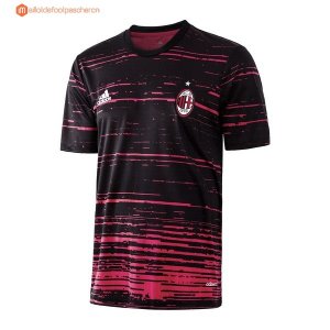 Entrainement Milan Ensemble Complet 2017 2018 Noir Rose Pas Cher