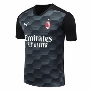 Maillot AC Milan Exterieur Gardien 2020 2021 Noir Pas Cher