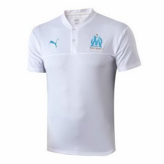 Polo Marseille 2019 2020 Blanc Pas Cher