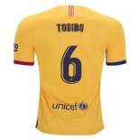 Maillot Barcelona NO.6 Todibo Exterieur 2019 2020 Jaune Pas Cher