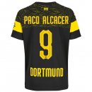 Maillot Borussia Dortmund Exterieur Paco Alcacer 2018 2019 Noir Pas Cher