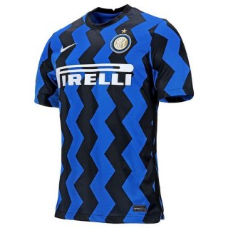 Thailande Maillot Inter Milan Domicile 2020 2021 Bleu Pas Cher