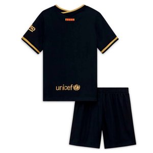 Maillot Barcelona Exterieur Enfant 2020 2021 Noir Pas Cher