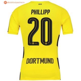 Maillot Borussia Dortmund Domicile Phillipp 2017 2018 Pas Cher