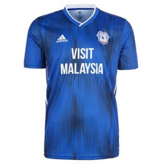 Thailande Maillot Cardiff City Domicile 2019 2020 Bleu Pas Cher