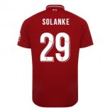 Maillot Liverpool Domicile Solanke 2018 2019 Rouge Pas Cher