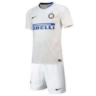 Maillot Inter Milan Exterieur Enfant 2018 2019 Blanc Pas Cher