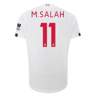 Maillot Liverpool NO.11 M.Salah Exterieur 2019 2020 Blanc Pas Cher