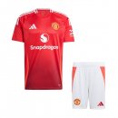 Maillot Manchester United Domicile Enfant 2024 2025