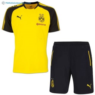 Entrainement Borussia Dortmund Conjunto Completo 2017 2018 Jaune Pas Cher