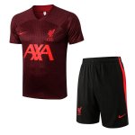 Maillot Entrainement Liverpool Ensemble Complet 2022 2023 Rouge 4