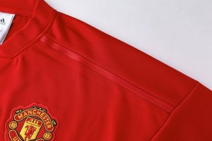 Survetement Manchester United 2018 2019 Rouge Noir Pas Cher