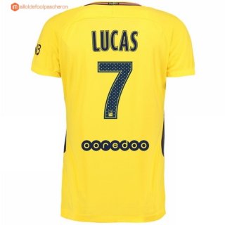 Maillot Paris Saint Germain Exterieur Lucas 2017 2018 Pas Cher