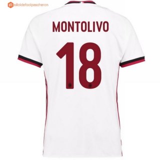 Maillot Milan Exterieur Montolivo 2017 2018 Pas Cher