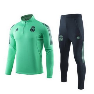 Survetement Real Madrid 2019 2020 Vert Noir Pas Cher